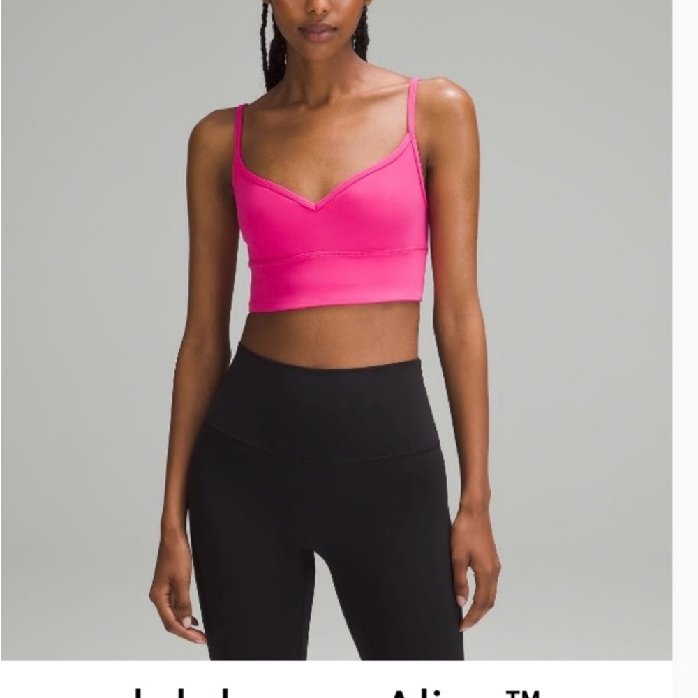 Lululemon sweetheart bra (sonic pink)